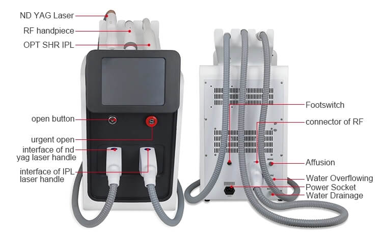 3-in-1 Laser Machine for Hair Removal + Tattoo Removal + E-Light Skin Rejuvenation - Image 12