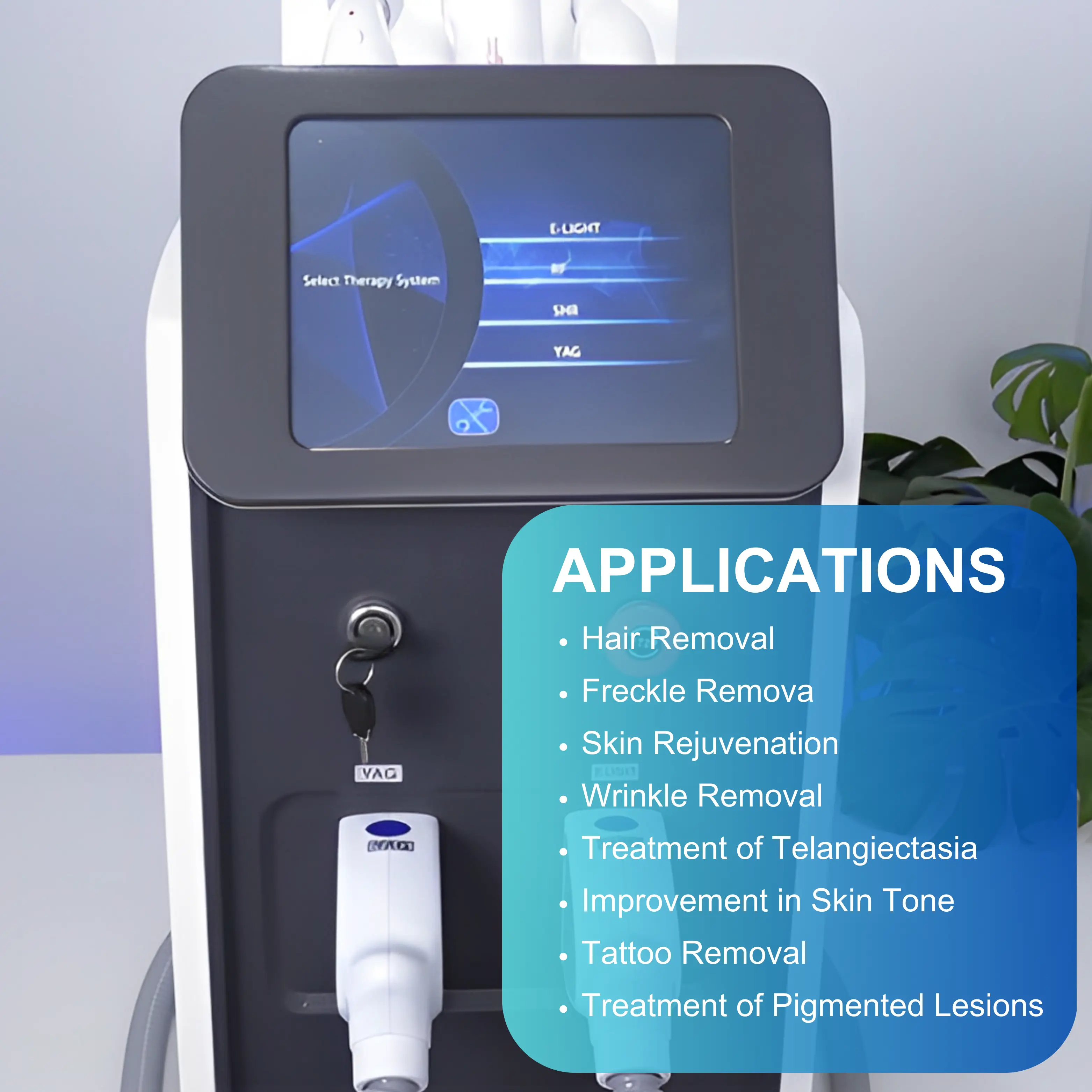 3-in-1 Laser Machine for Hair Removal + Tattoo Removal + E-Light Skin Rejuvenation - Image 5