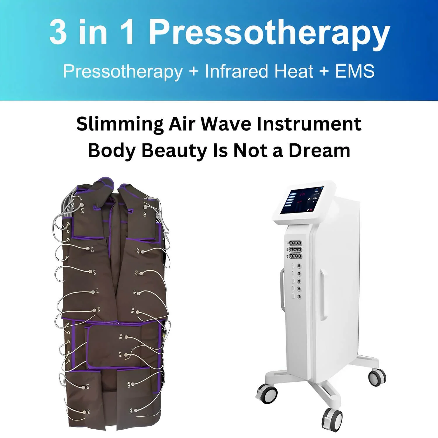 3 in 1 Pressotherapy Lymphatic Drainage Machine - Image 3