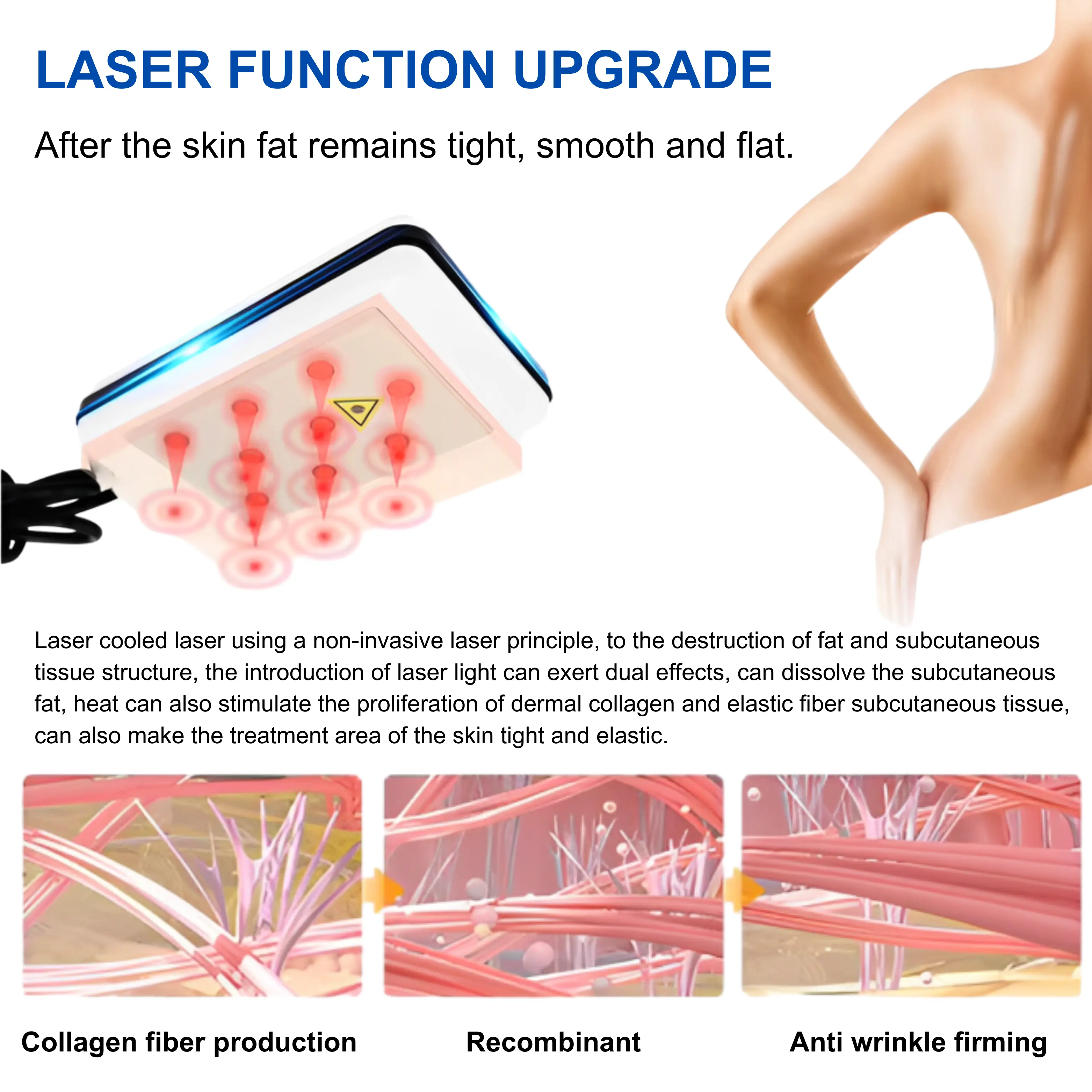 40K Lipo Laser Cavitation Machine Rose Gold - Image 7