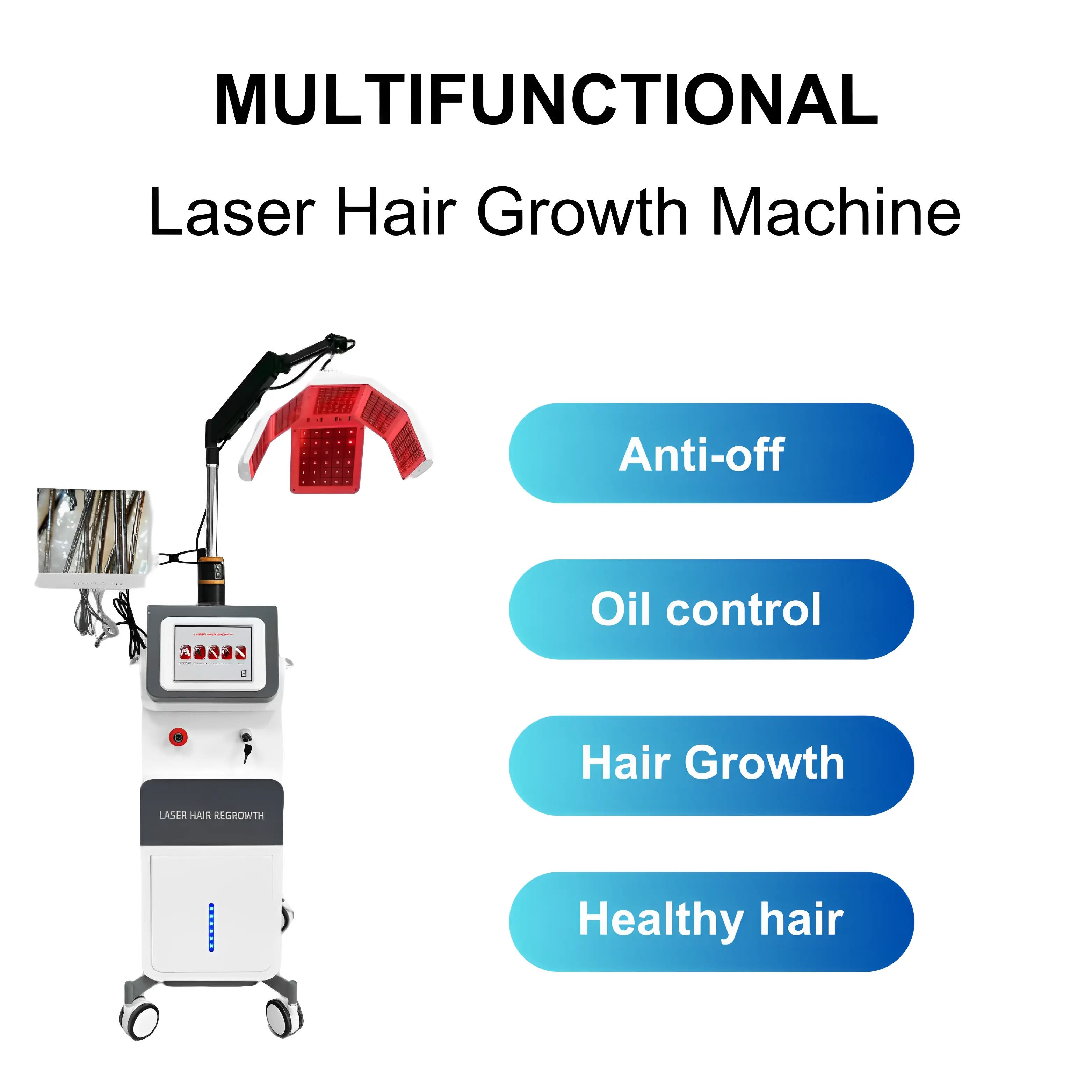 650nm Laser Hair Growth Therapy Machine LuxHR - Image 5