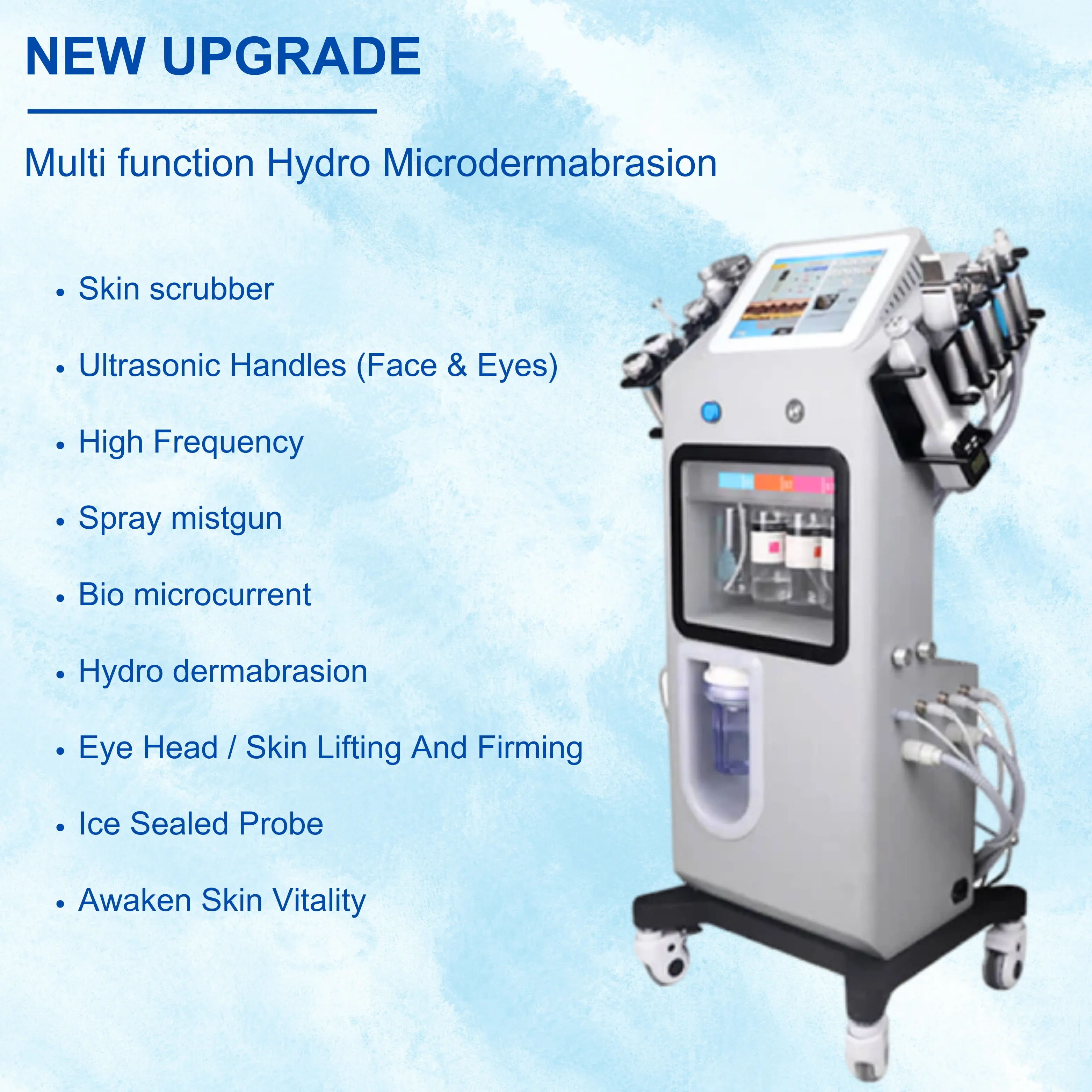 Hydro Dermabrasion Facial Machine Aquamarine - Image 3