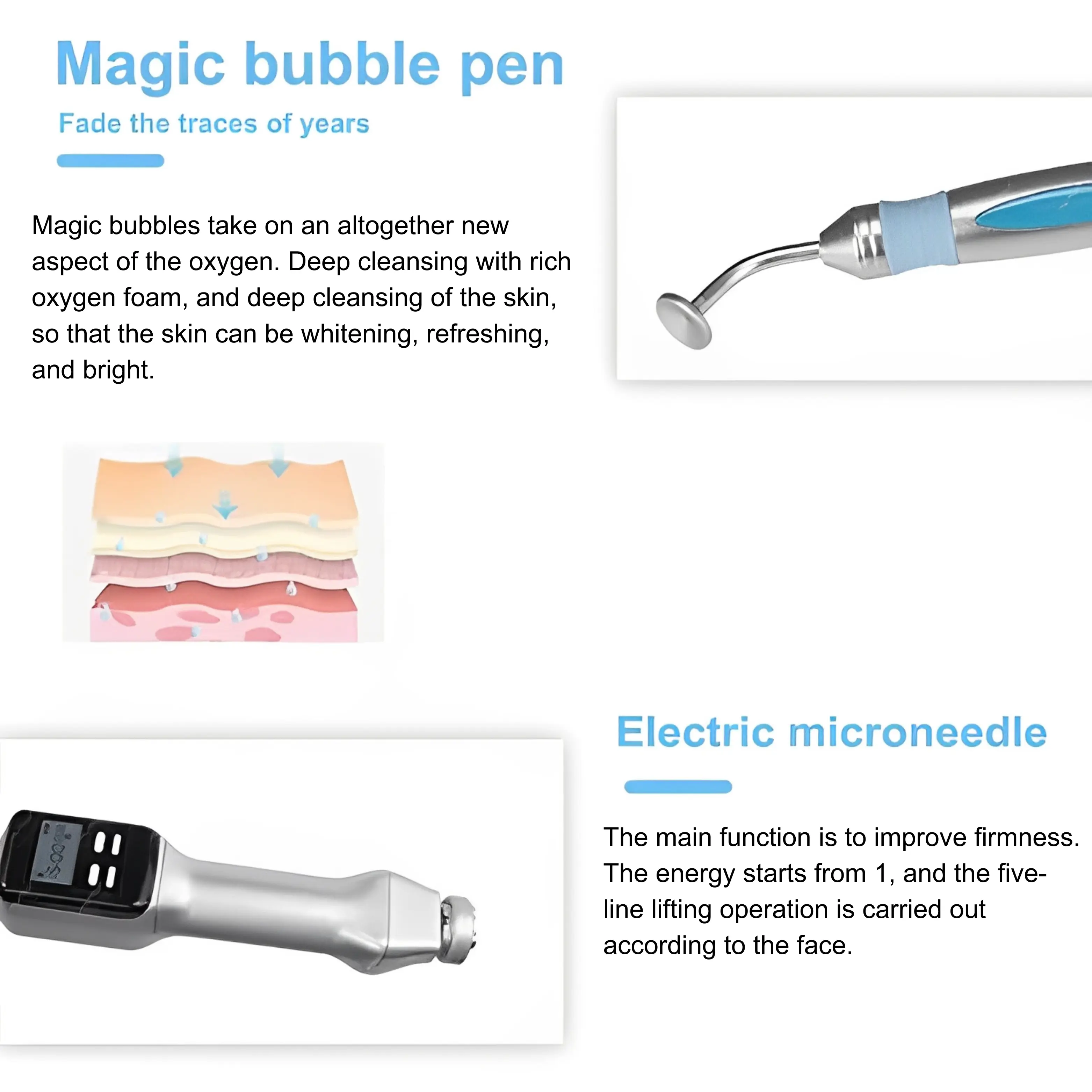 Hydro Dermabrasion Facial Machine Aquamarine - Image 7