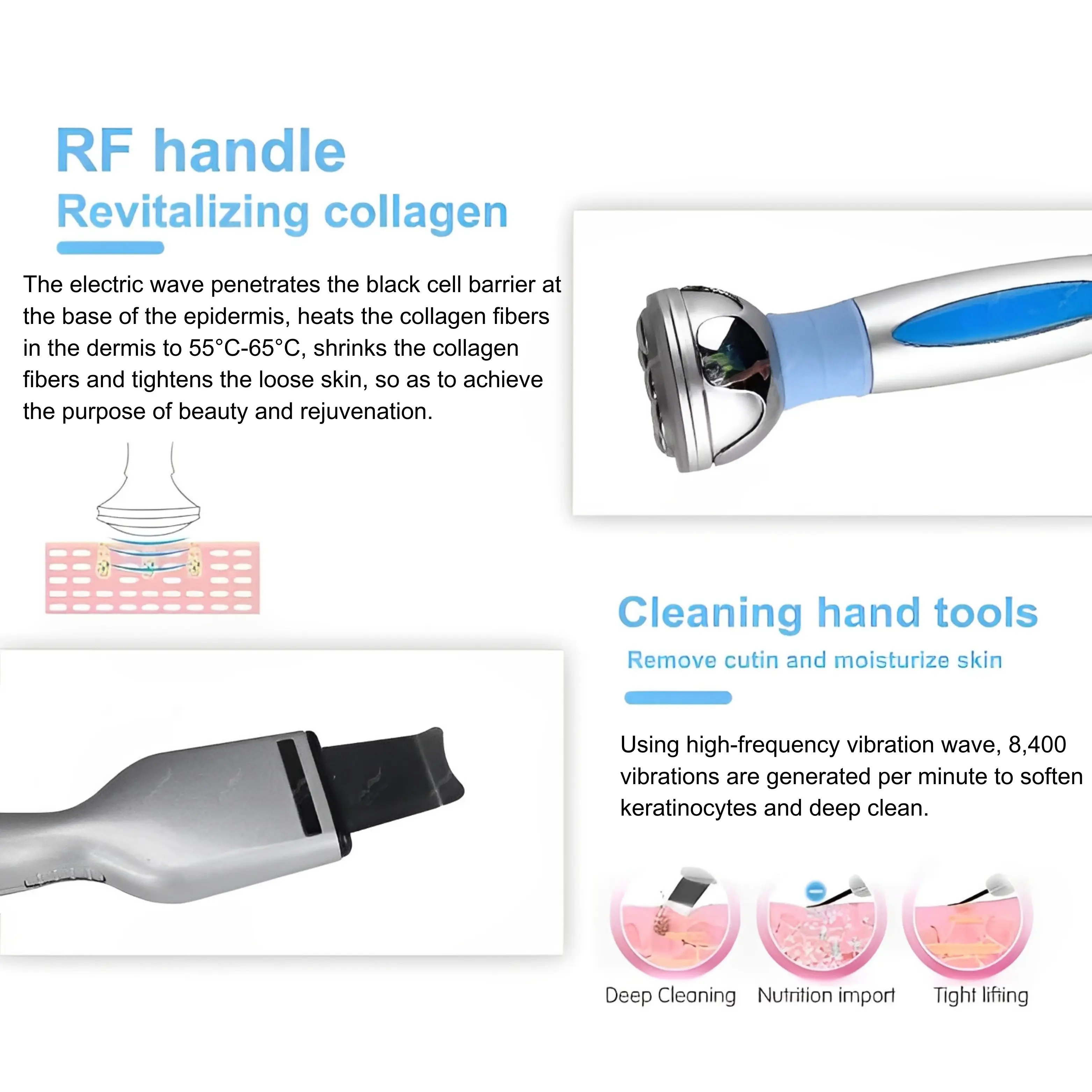 Hydro Dermabrasion Facial Machine Aquamarine - Image 8