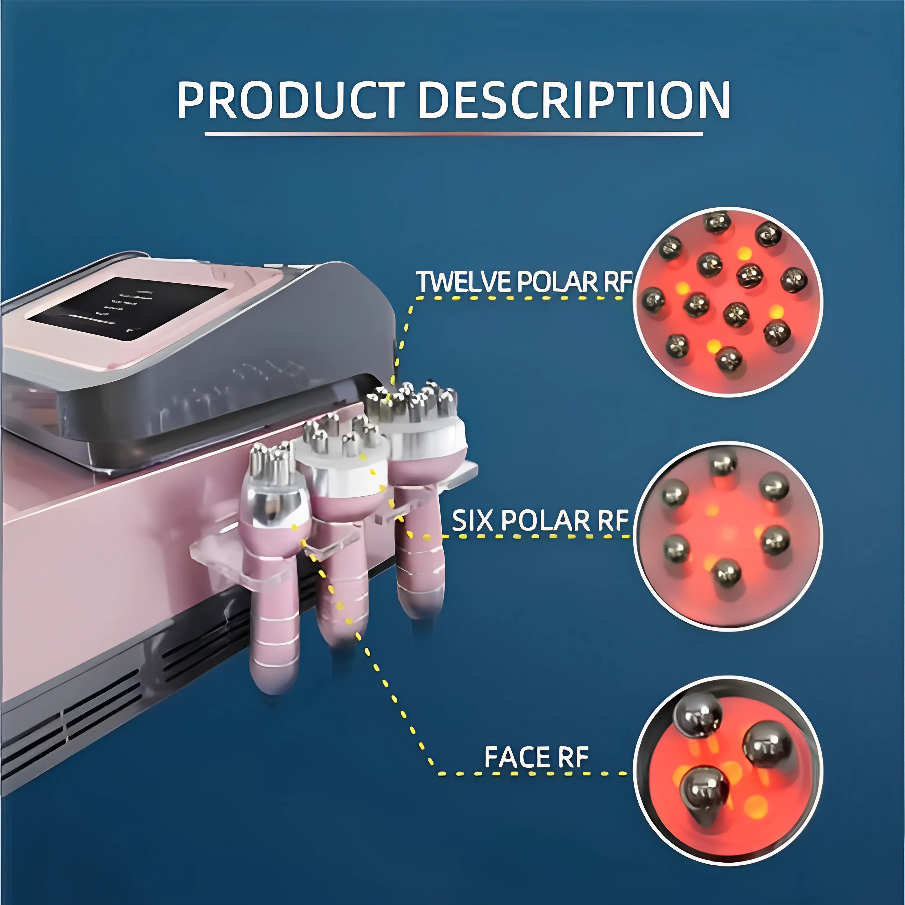 Lipo Laser 40K Cavitation Slimming Machine 6 in 1 - Image 6