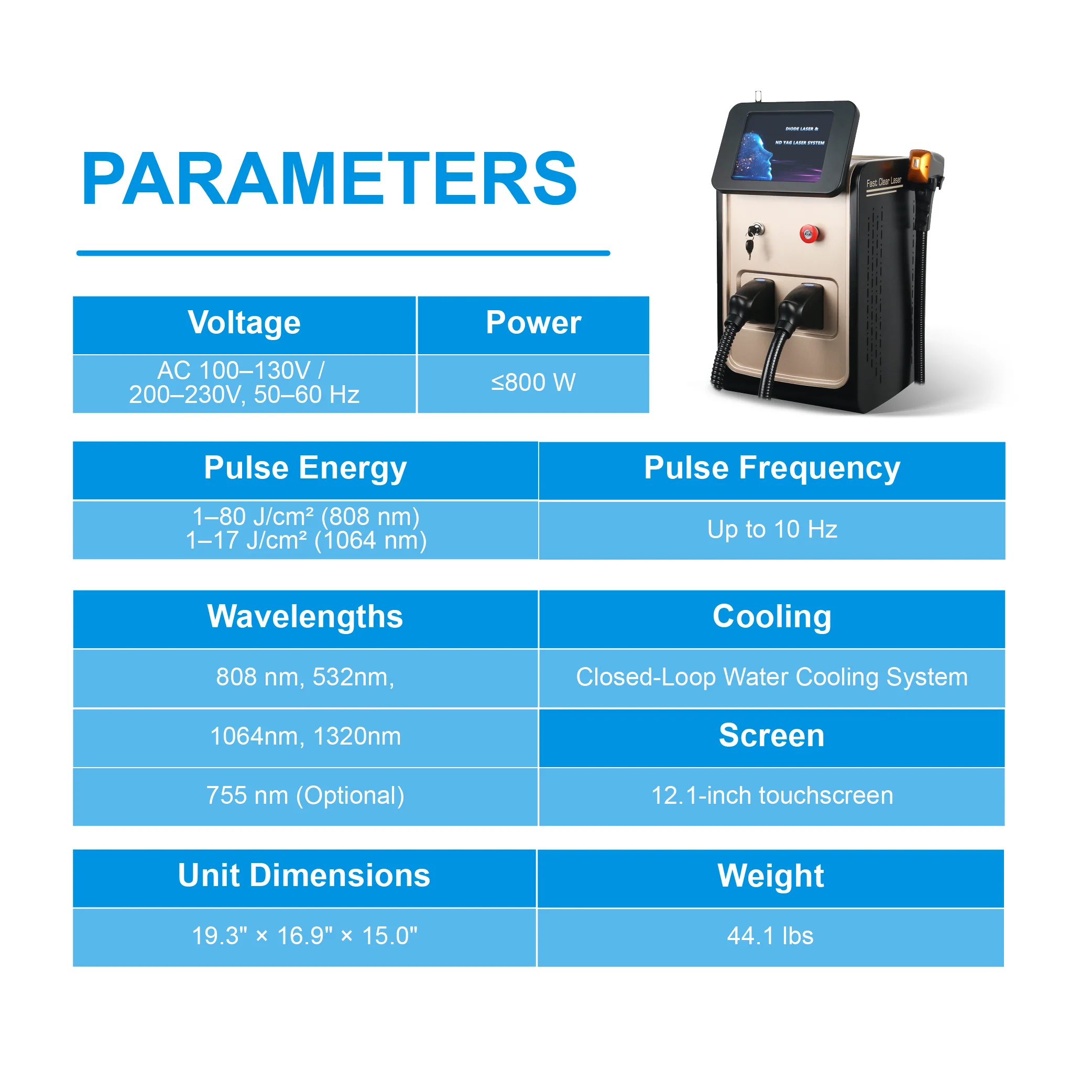 Luminara Dual Laser System for Hair Removal & Tattoo Removal - Image 5