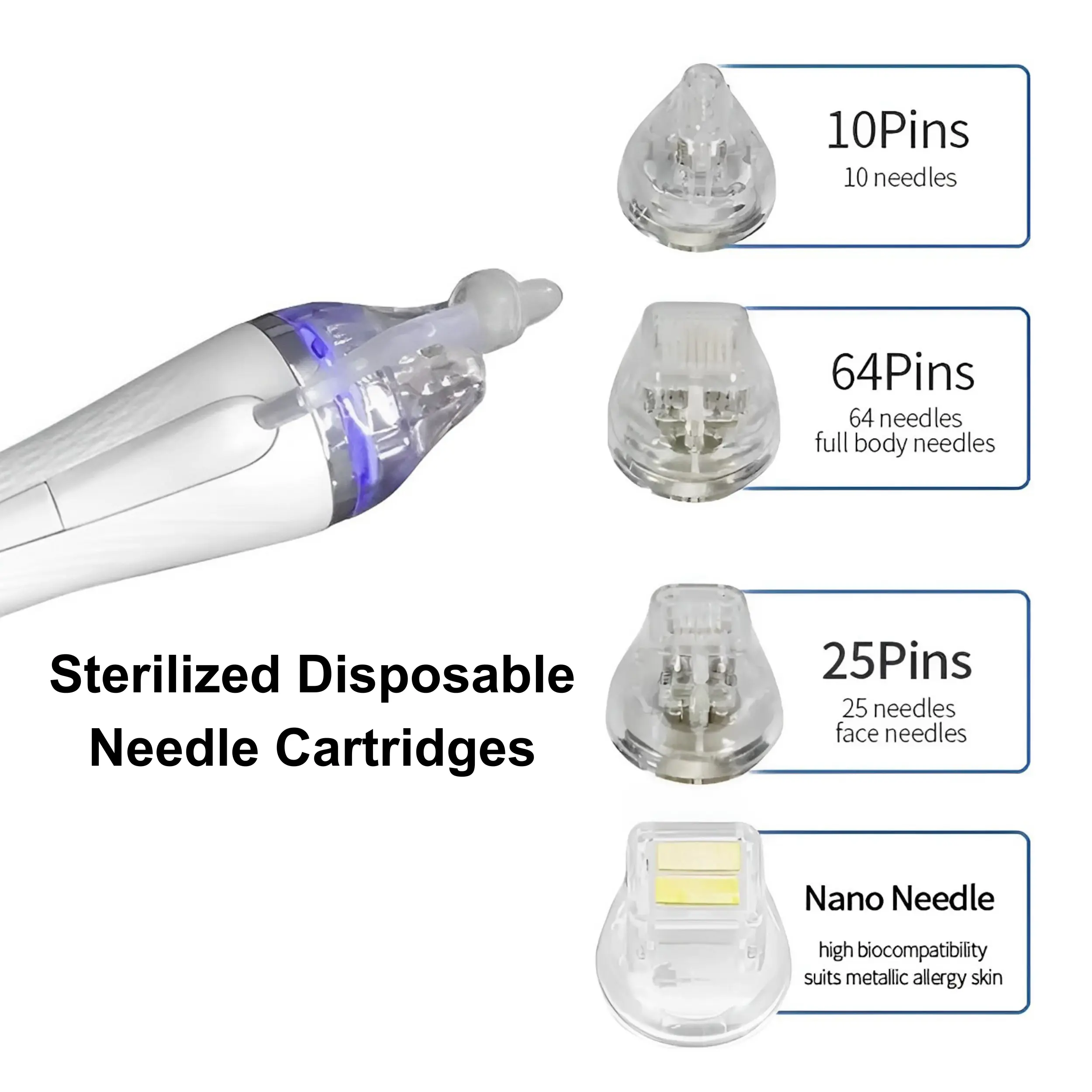 Replacement Cartridges for Golden RF Microneedling Machine - Image 3