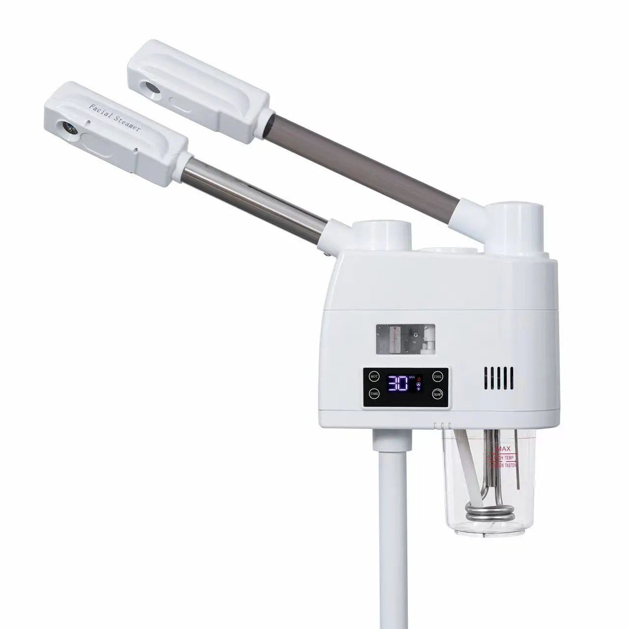 Professional 3-in-1 Hot & Cold Facial Steamer with LED Light - Image 3