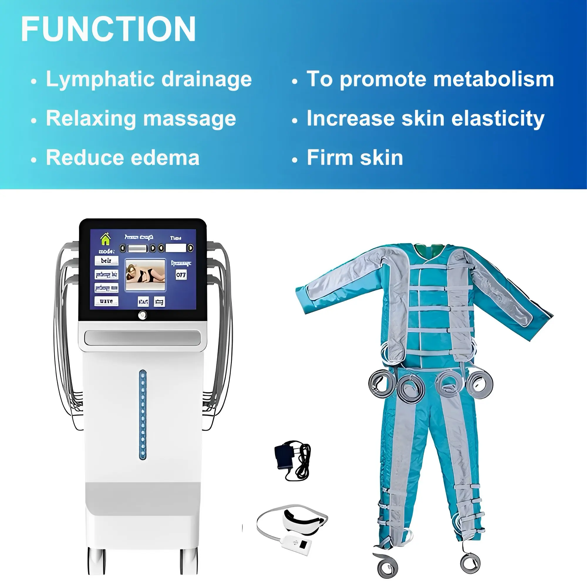Professional Pressotherapy Lymphatic Drainage Machine HD - Image 3