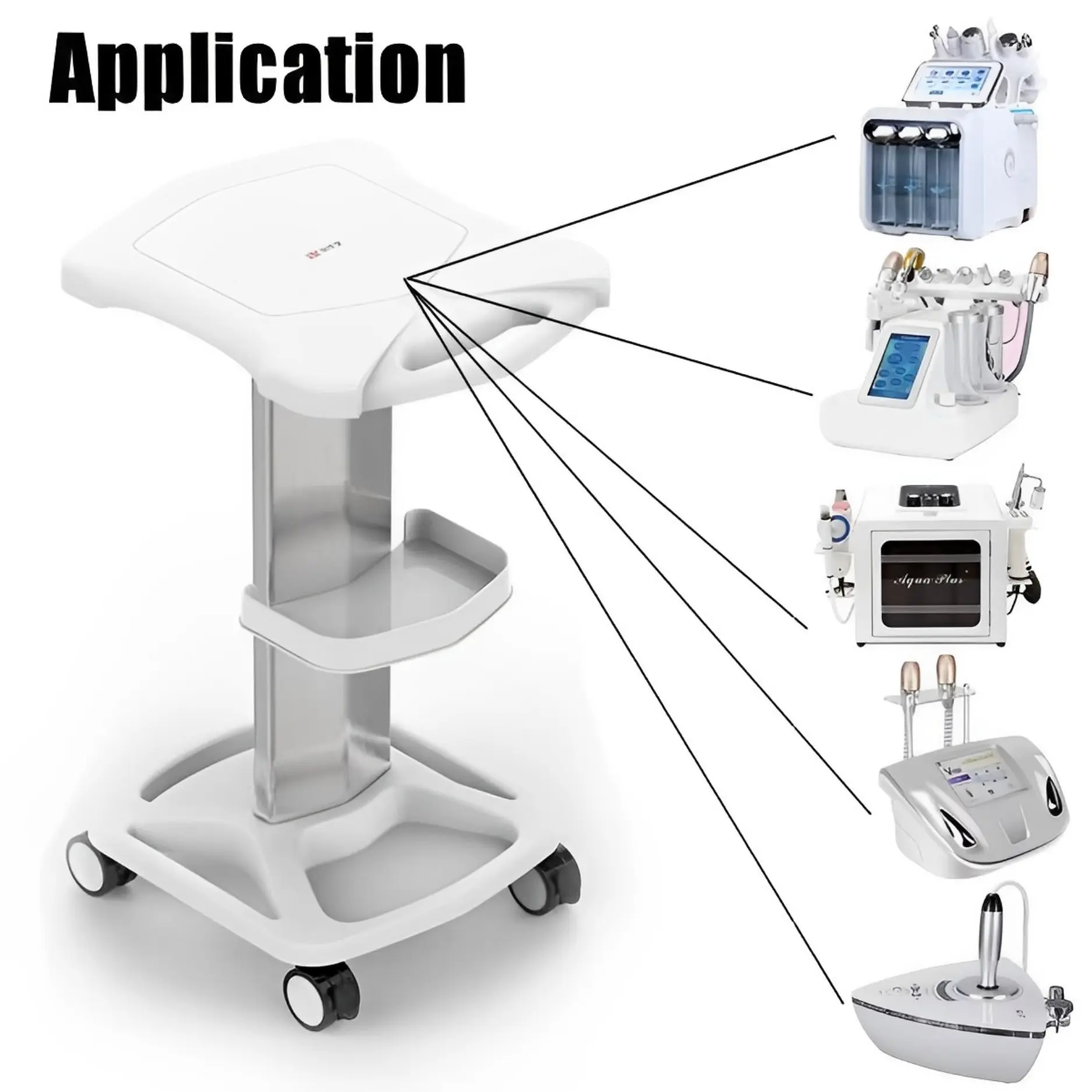 Salon Spa Beauty Machine Trolley - Image 6