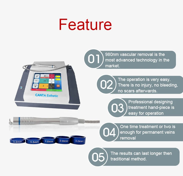 Spider Veins Laser Removal Machine 980nm Diode Laser - Image 4